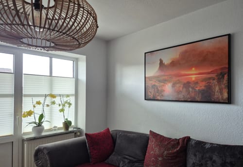 Customer photo review of The Fall of Babylon | John Martin | 1830