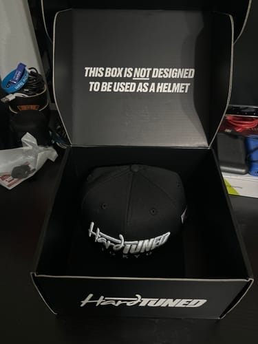 Customer photo review of Hardtuned Tokyo Black Flat Brim Cap