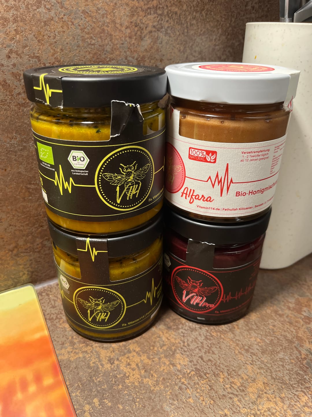 Customer photo review of Vitamin114 Bundle (4 x 500 g in Bio-Qualität)