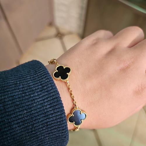 Customer photo review of Clover Charm Bracelet