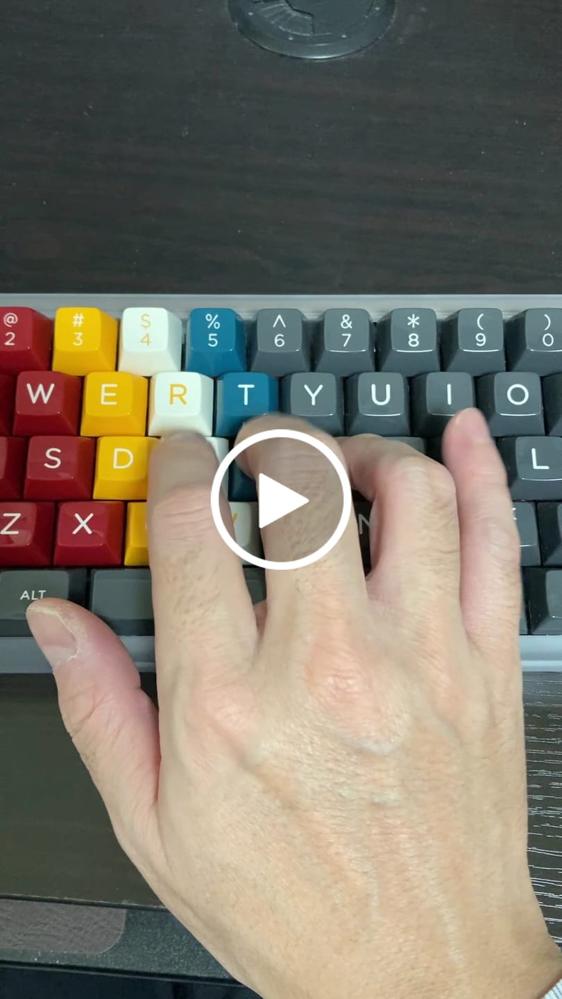 Customer video review of SILLYWORKS X GATERON TYPE R TACTILE SWITCH FACTORY LUBED EDITION (10PCS)