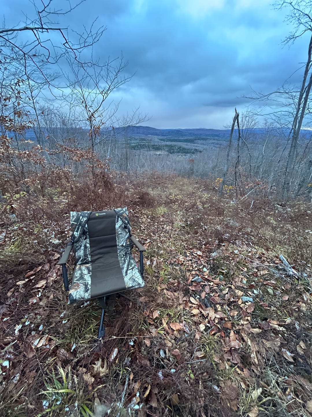 Customer photo review of Heated Hunting Chair Adjustable Height 360°  Swivel Blind Chair With Armrests