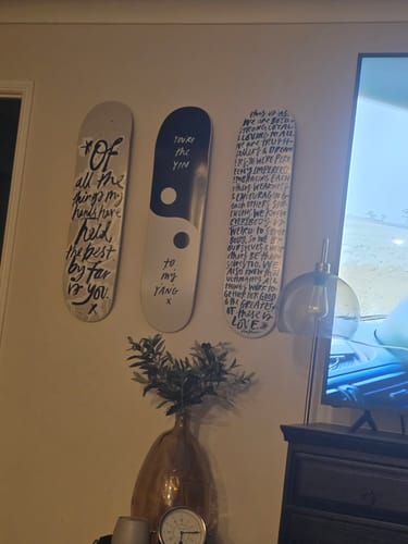Customer photo review of FAMILY MANTRA SKATEBOARD