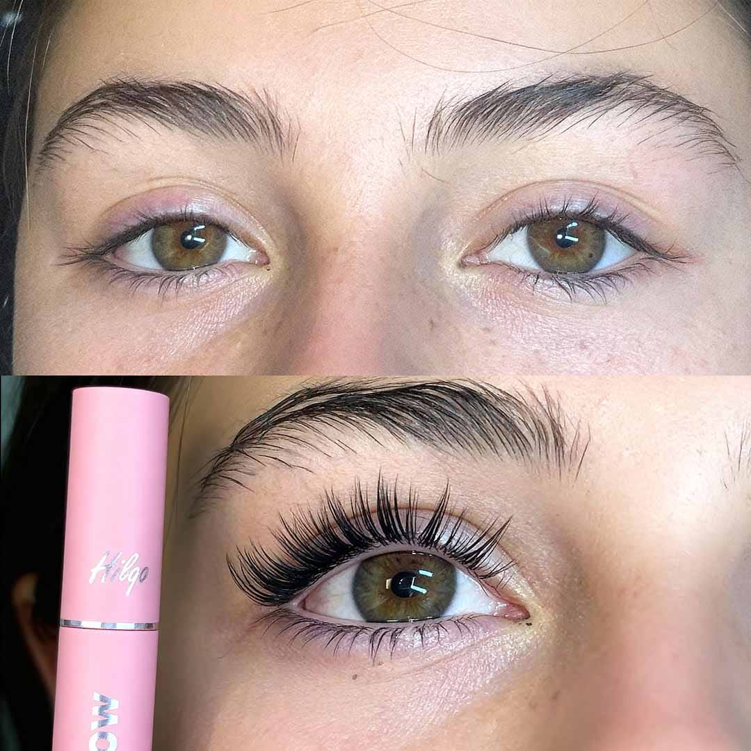 Customer photo review of LashGrow Serum