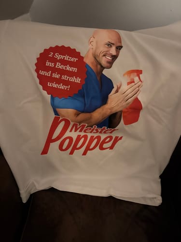 Customer photo review of MEISTER POPPER - Premium Shirt Unisex