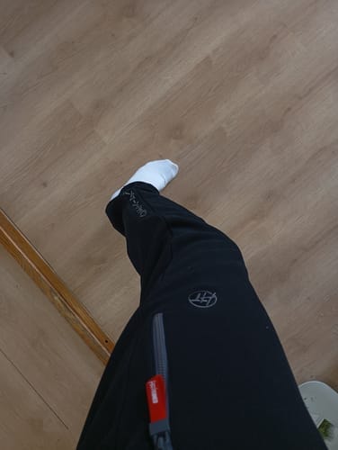 Customer photo review of Katakana P1 Fleece Track Pants - Black
