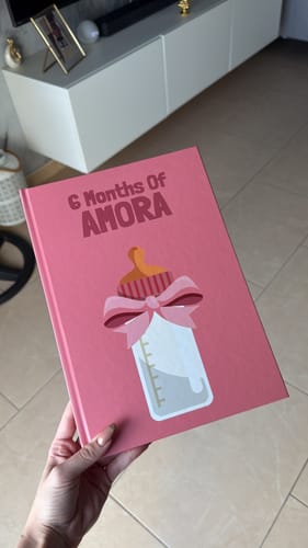 Customer photo review of Custom Baby Book