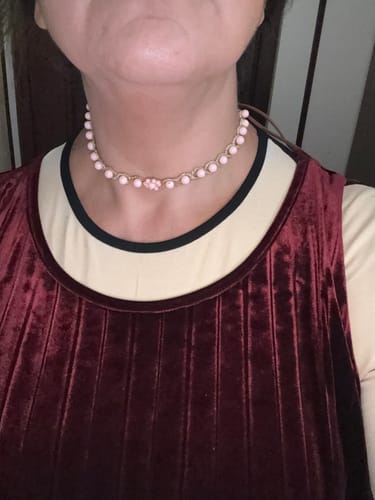 Customer photo review of Choker Pelle d’angelo