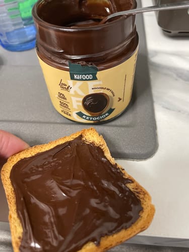 Customer photo review of KETOCIOK 250G CREMA SPALMABILE NOCCIOLE IGP E CACAO SENZA ZUCCHERO
