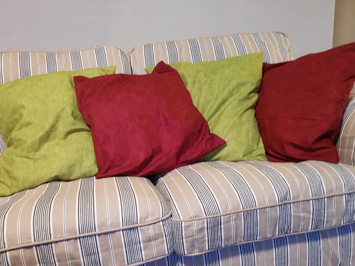 Customer photo review of Linen Textured Look Cotton Fabric
