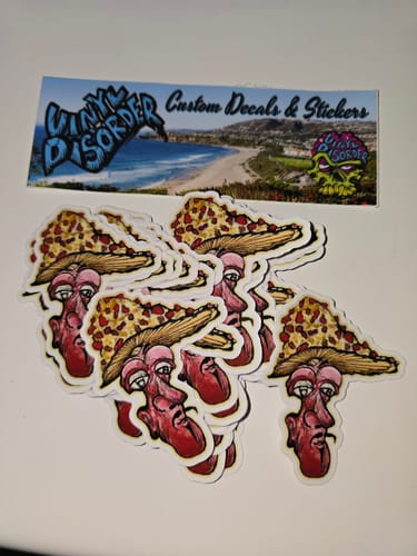 Customer photo review of Cut to Shape Stickers