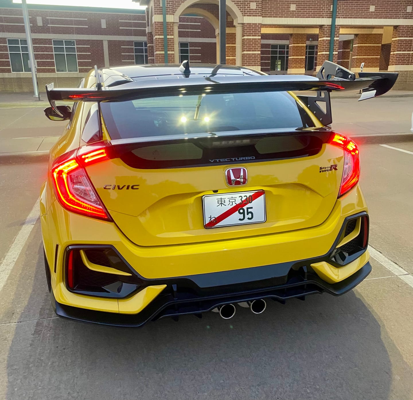 Customer photo review of Custom Japanese License Plate - Vanity & Magnetic Cover
