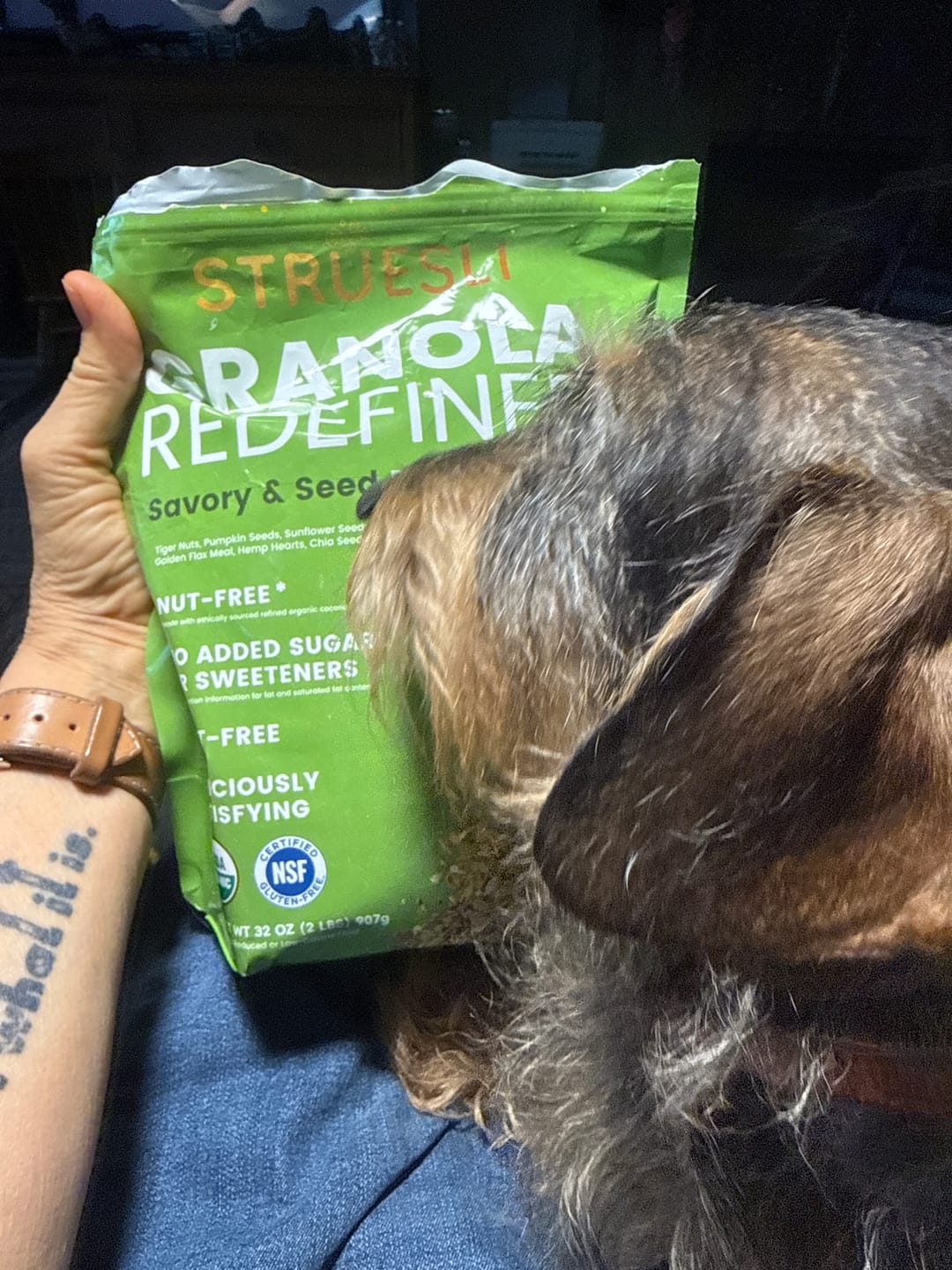 Customer photo review of Struesli Organic Granola | Savory + Seed