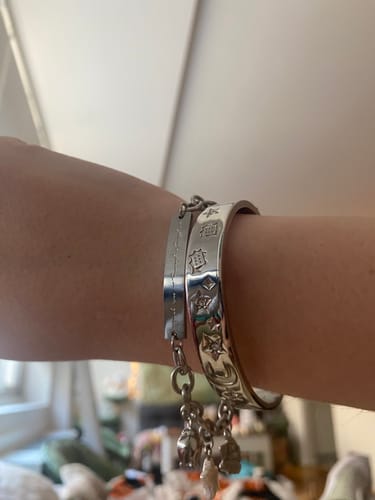 Customer photo review of Growing Garden Charm Bracelet