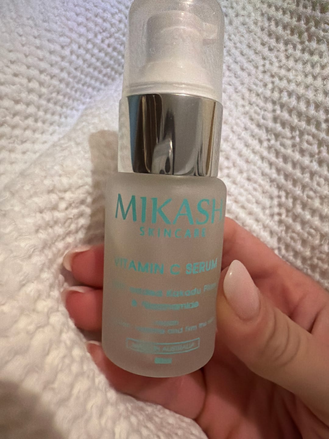 Customer photo review of Vitamin C serum 30ml