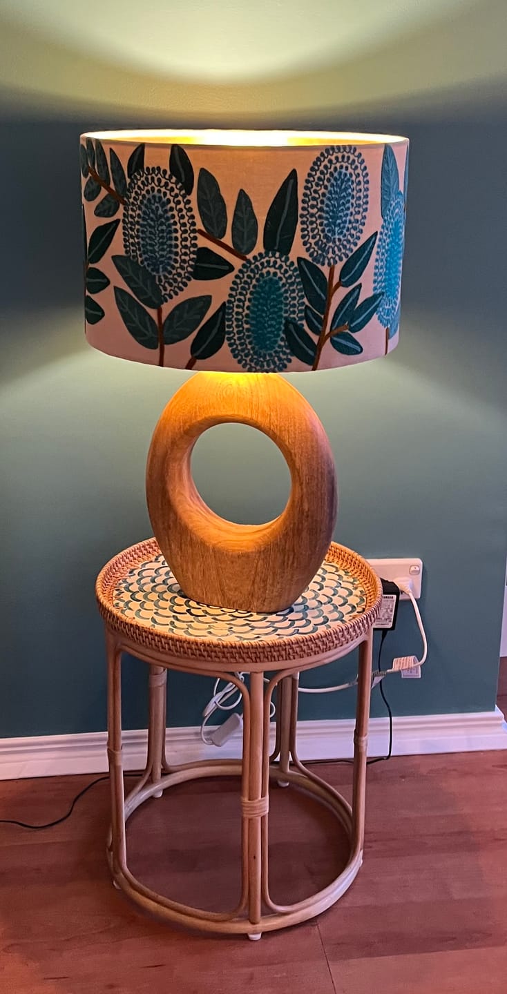 Customer photo review of Bloom Rattan Table Set