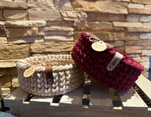 Customer photo review of Label-Set "Weihnachtsbaum Twirl"- Label aus Kunstleder - 90x15 mm - CS0064