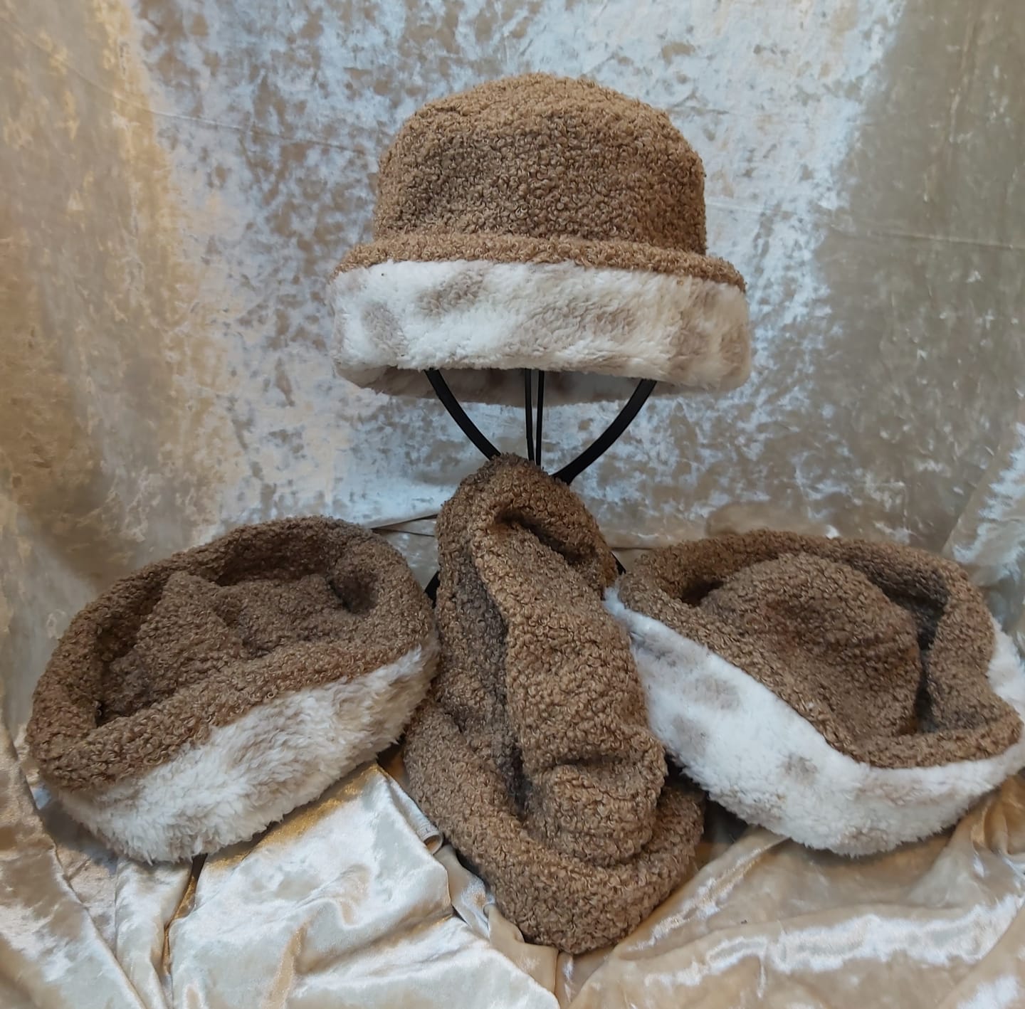 Customer photo review of Plain Sheep Loop Boucle Fabric