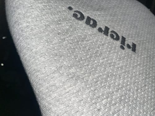 Customer photo review of Waved Neck Side Sleepers Pillow