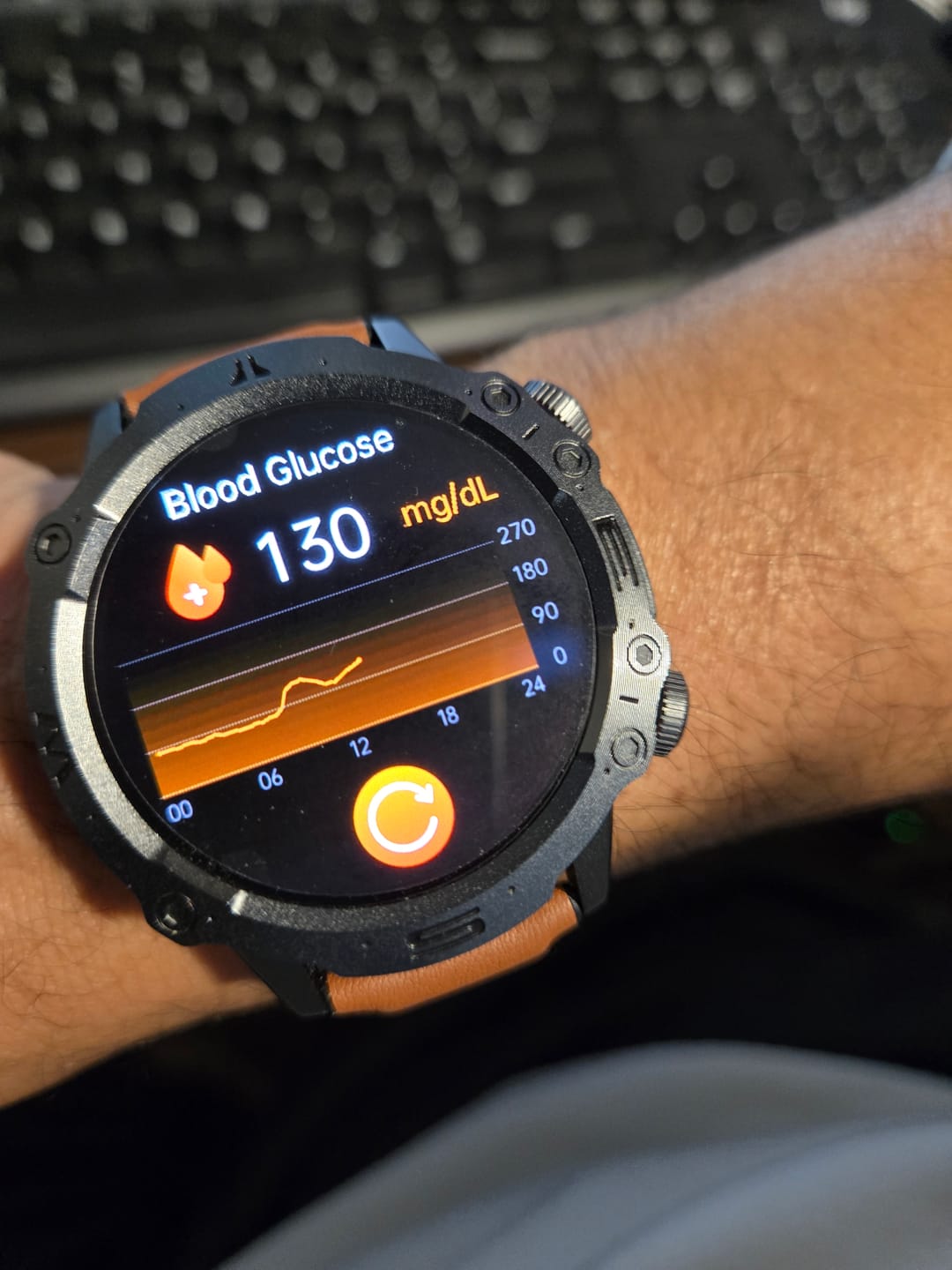 Customer photo review of Fitaos PRO 3 Glucose & ECG Smartwatch - Health & Sleep Tracker