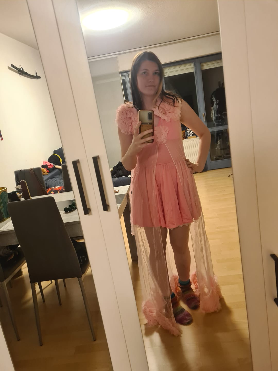 Customer photo review of Wicked Glinda ROSA Kleid Damen Kostüm