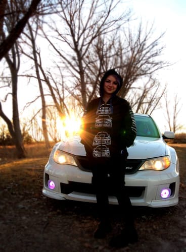 Customer photo review of Subaru WRX STI Womens Hoodie