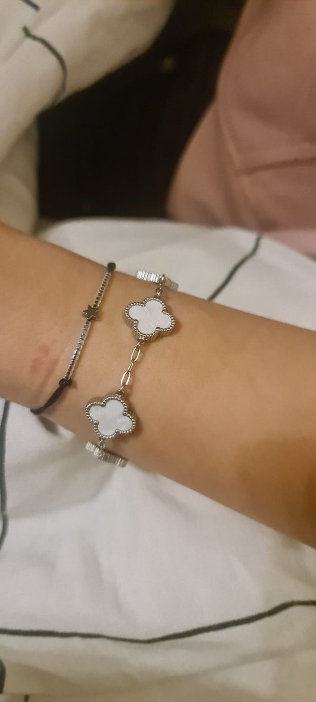 Customer photo review of Set Bratara + Colier Argintiu Flower