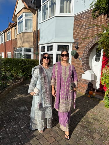 Customer photo review of ARWS-12-  Ferozi - Readymade - ARW Chiffon Collection 2025