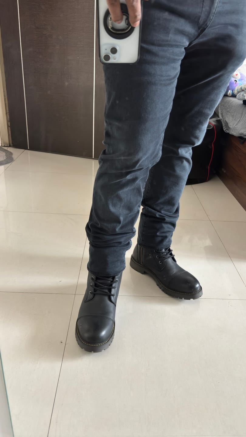 Customer photo review of boots brute black