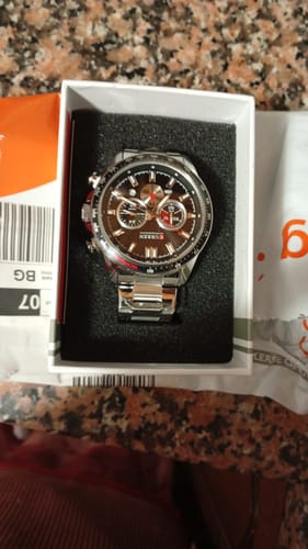 Customer photo review of Curren Lisbona® orologio uomo acciaio
