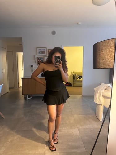 Customer photo review of Savannah Corset - Black