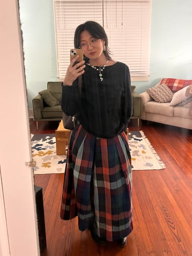 Customer photo review of FRIDA PANTS |  MOSAIC CHEX