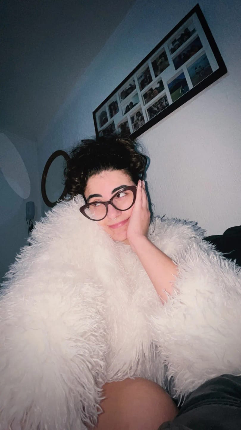 Customer photo review of Reese Short Faux Fur Coat
