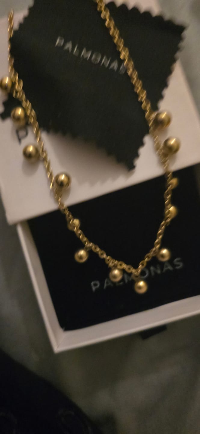 Customer photo review of Beaded Grace Necklace
