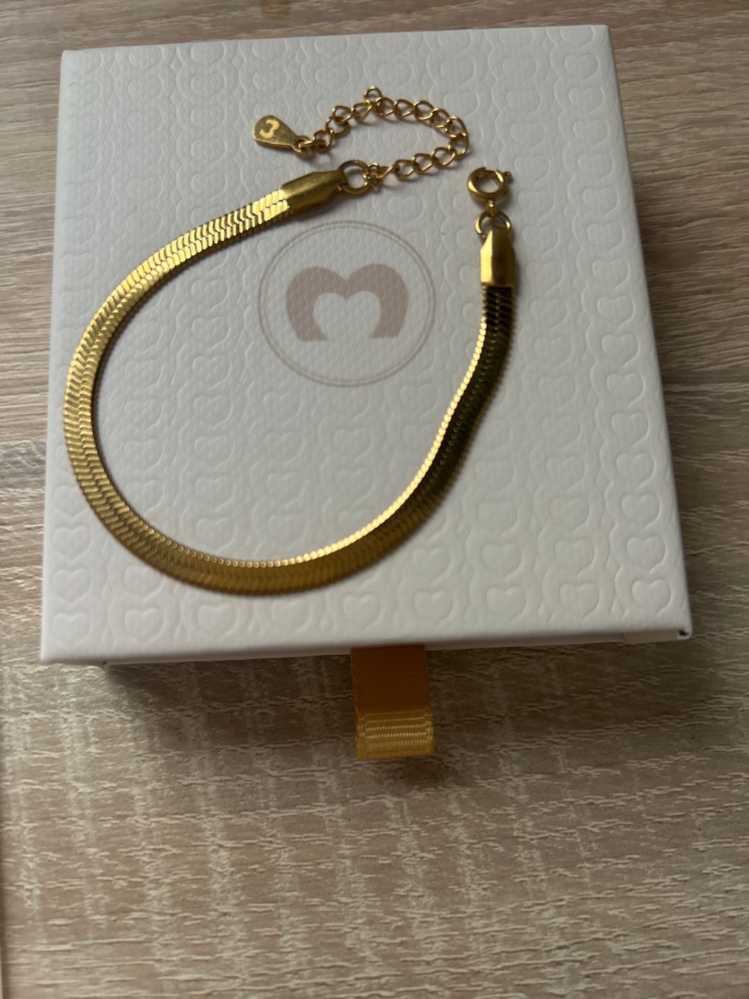 Customer photo review of Pulsera Cleopatra 4MM