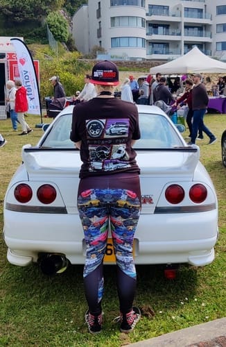 Customer photo review of Nissan R33 GTR Fragment Womens Tee