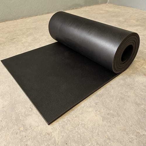 Customer photo review of Industrial Grade Rubber Sheet 1.5mm to 25mm Thick Heavy Duty, Abrasion-Resistant, Custom Cut Lengths 1.4m Wide Rolls, Ideal for Tough Applications