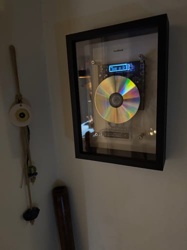 Customer photo review of M1 Music Frame CD Player