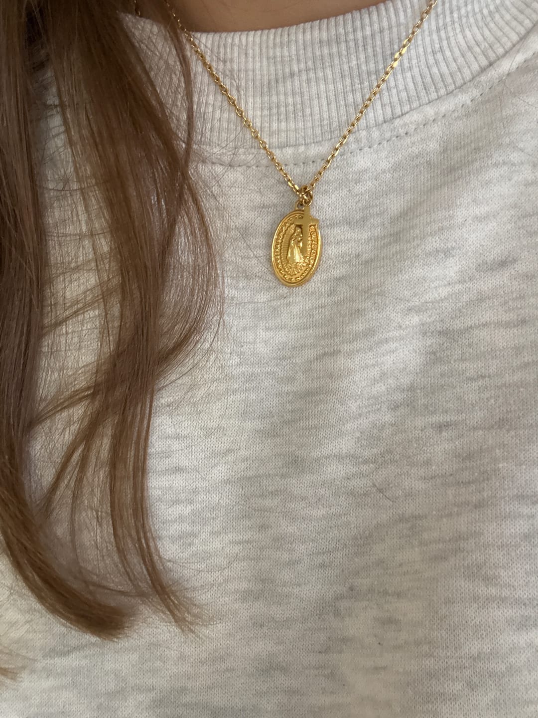 Customer photo review of Collar Virgen de Guadalupe