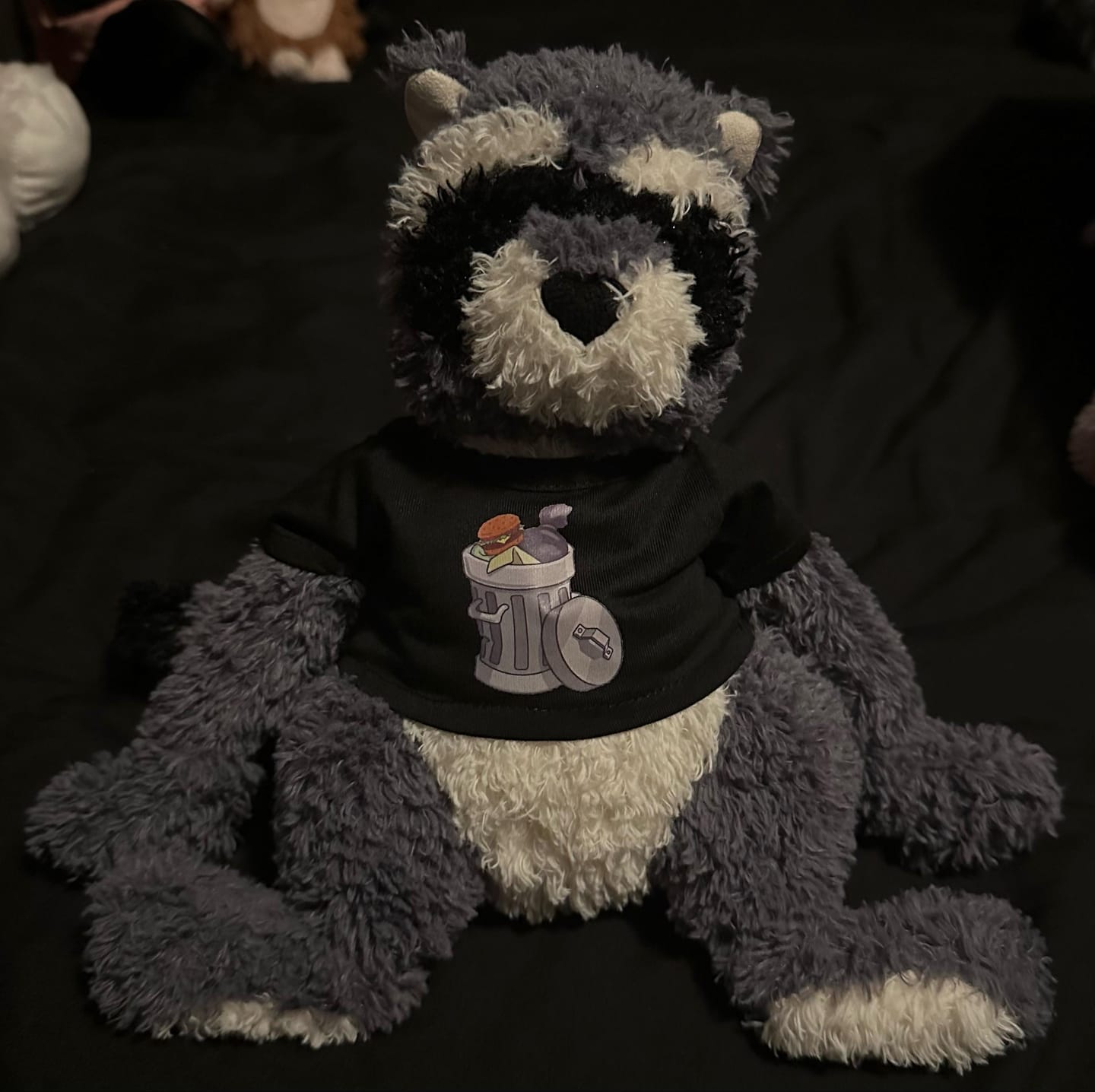 Customer photo review of CUSTOM Stuffed Animal T-SHIRT, Fits 8 Inch Stuffed Animals, Plushie Clothing, Personalized Photo and Text Shirt
