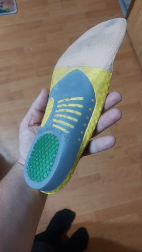 Customer photo review of Ortopéd Pro Talpbetét Plantar Fasciitis Enyhítésére