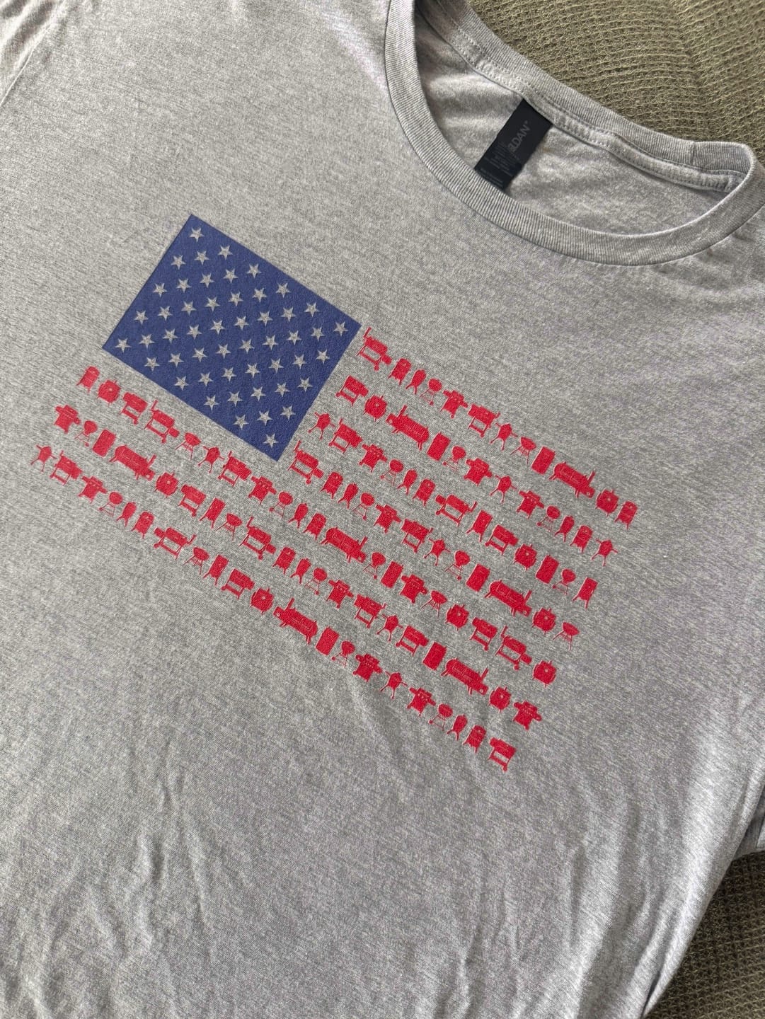 Customer photo review of Grills & Stars T-Shirt