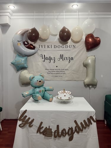 Leyla A. review of Kişiselleştirilebilir Doğum Günü Örtüsü (#4) image 1 out of 2