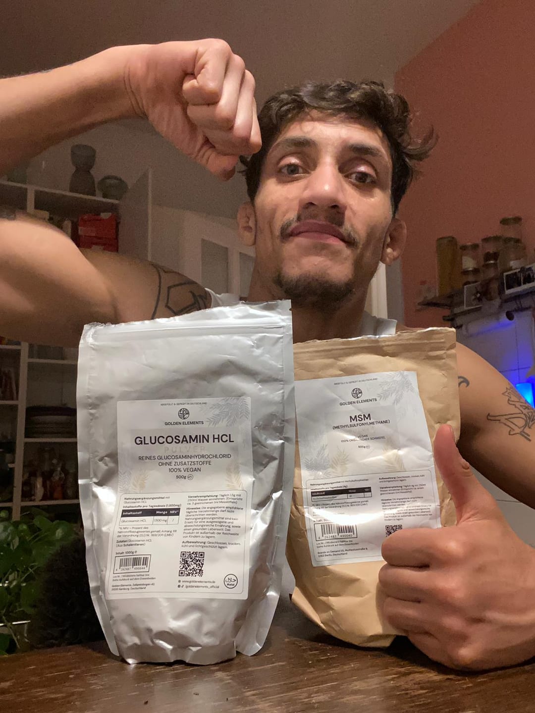 Customer photo review of Gelenk Support Plus Bundle