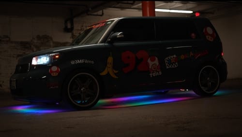 Customer photo review of ELGlow® Universal Car Underglow Kit