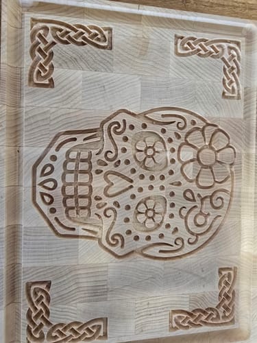 Customer photo review of 1/64 Radius - 6.2 Deg 3D Tapered Ballnose - 1/4" Shank - TBN1-64