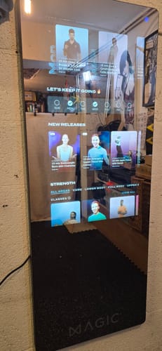 Customer photo review of MAGIC AI: Fitness Smart Mirror