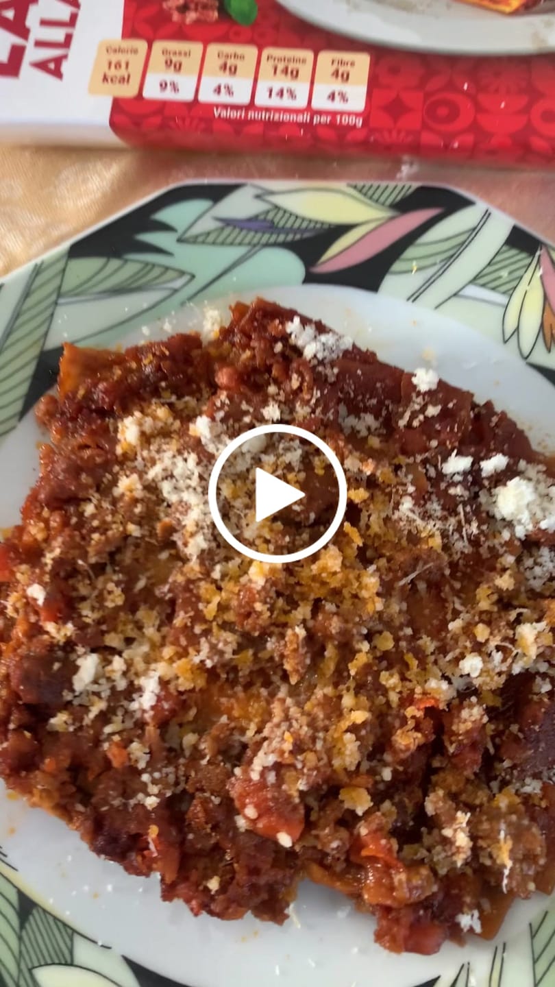 Customer video review of Lasagna proteica alla bolognese Pronte