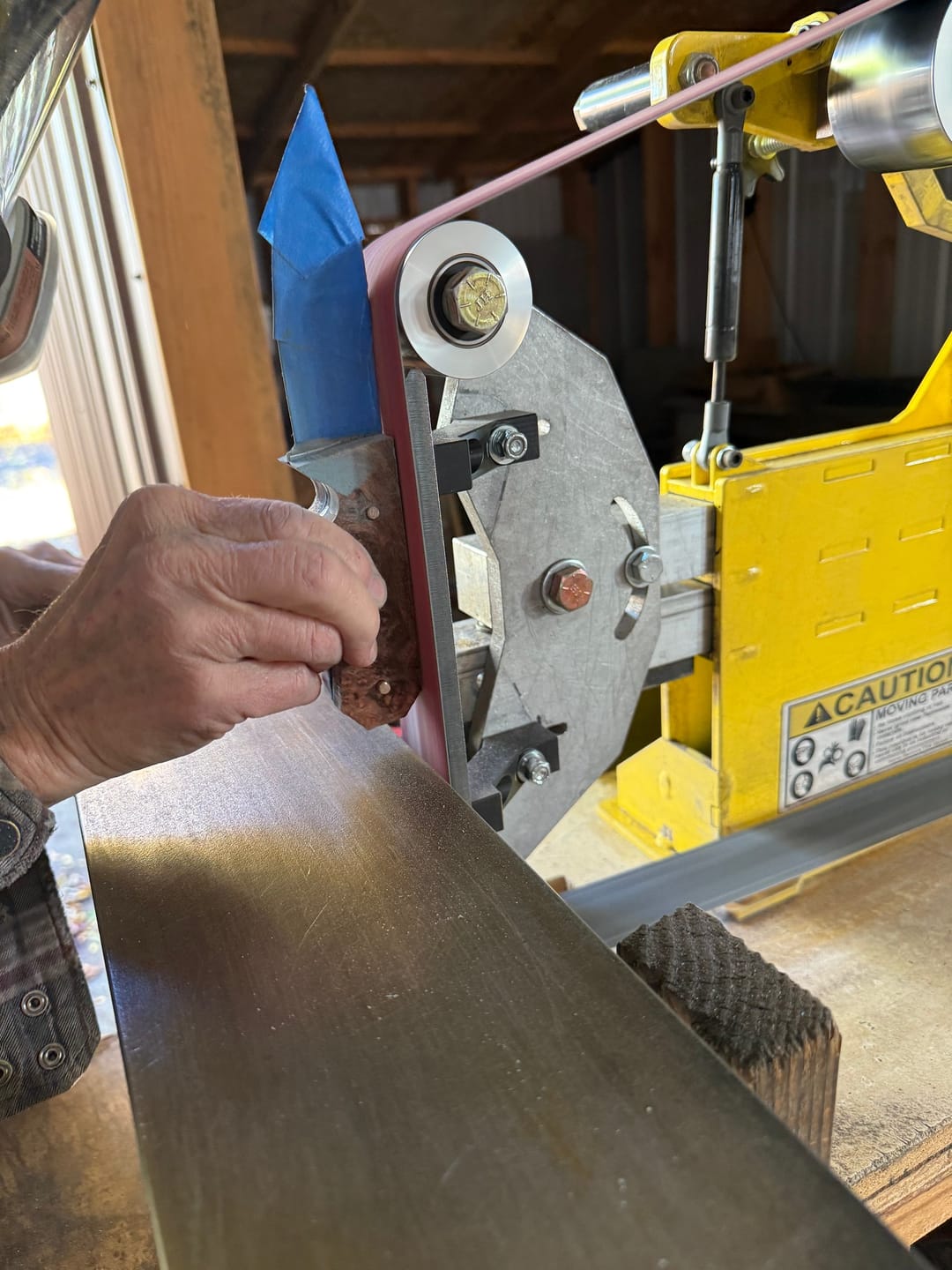 Customer photo review of 2 X 72 Inch EdgeCore Ceramic Grinding Belts