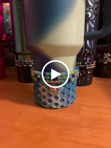 Customer video review of Coastal Teal 3D Bow Straw Topper